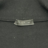 プラダ PRADA ニット切替ジップアップナイロンジャケット UMG116 ブラック ウール メンズ その他アウター
