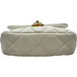 シャネル CHANEL マトラッセハートロックチェーンショルダー AS3979 ホワイト ゴールド金具 ラムレザー レディース ショルダーバッグ