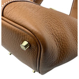 エルメス HERMES ピコタンロックPM K刻 ゴールド ゴールド金具 トリヨン レディース ハンドバッグ