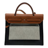 エルメス HERMES エールバッグジップPM K刻 ブラック/ゴールド シルバー金具 トワル/ハンター レディース ショルダーバッグ