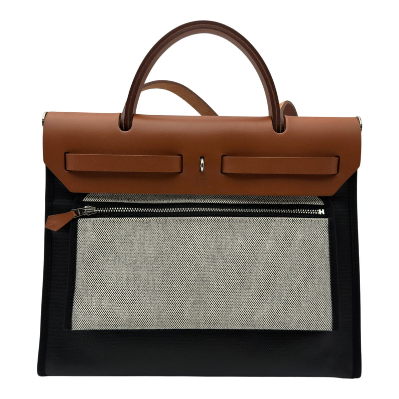 エルメス HERMES エールバッグジップPM K刻 ブラック/ゴールド