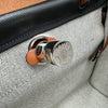 エルメス HERMES エールバッグジップPM K刻 ブラック/ゴールド シルバー金具 トワル/ハンター レディース ショルダーバッグ