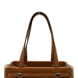 エルメス HERMES エールバッグカバスPM □G刻 アイボリー/ナチュラル シルバー金具 トワル/ハンター レディース トートバッグ