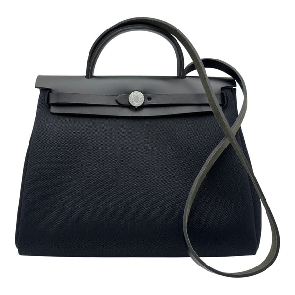 エルメス HERMES エールバッグジップPM W刻 ブラック シルバー金具