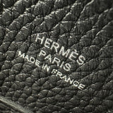 エルメス HERMES ヴィドポッシュ G刻 ブラック シルバー金具 トゴ レディース ショルダーバッグ