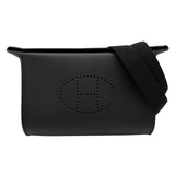 エルメス HERMES ヴィドポッシュ G刻 ブラック シルバー金具 トゴ レディース ショルダーバッグ