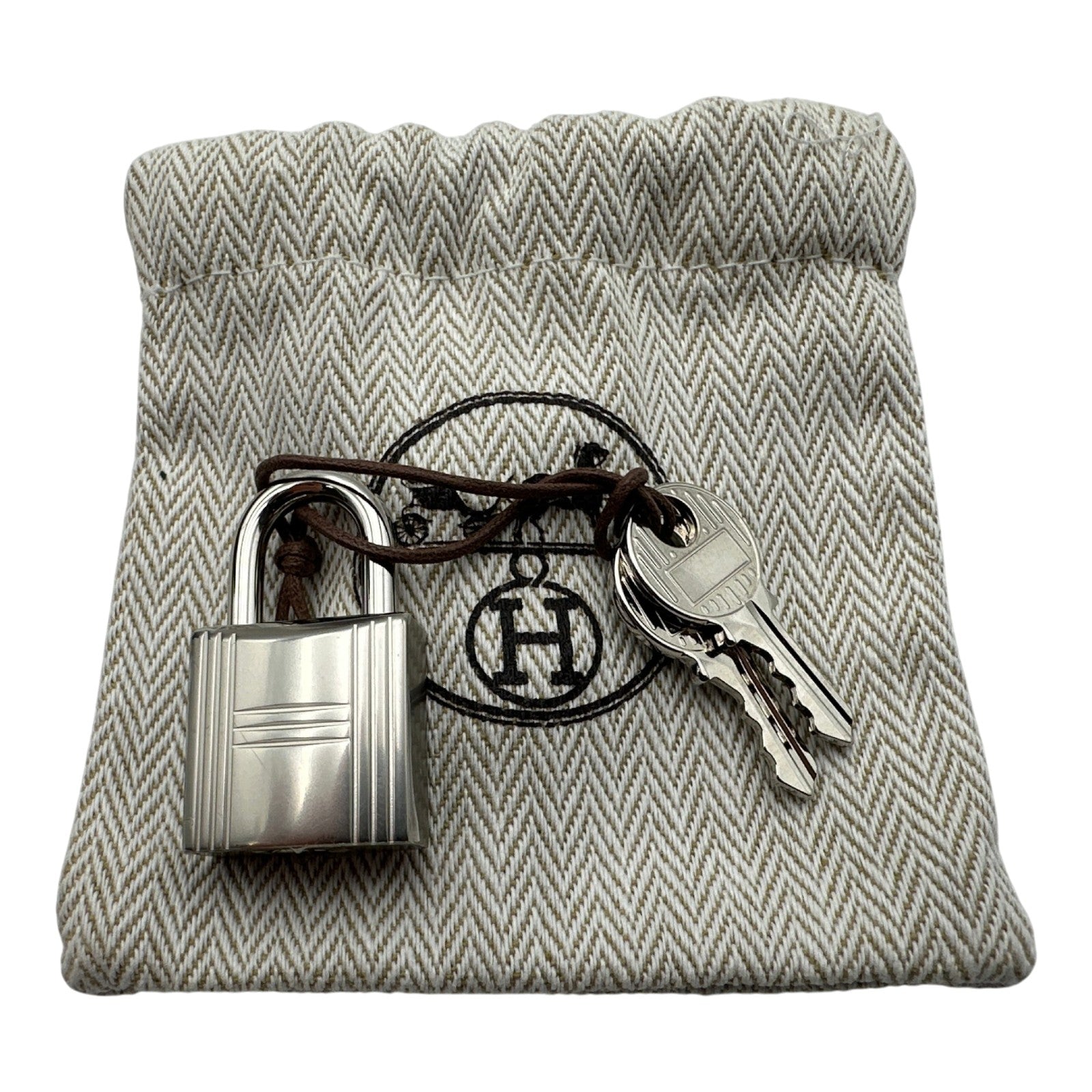エルメス HERMES ピコタンロックMM K刻 エトゥープ シルバー金具