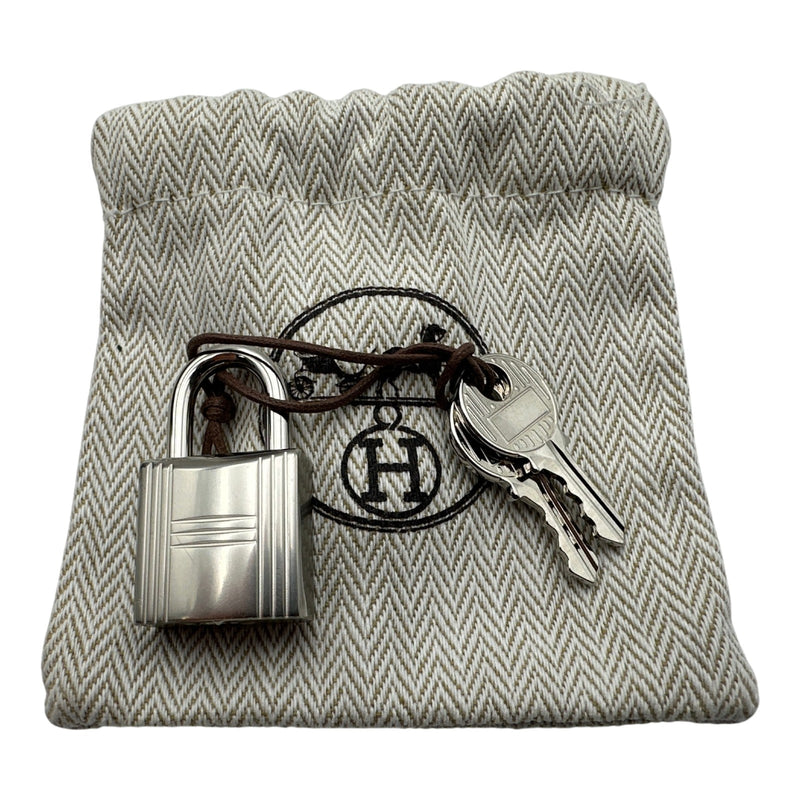 エルメス HERMES ピコタンロックMM K刻 エトゥープ シルバー金具