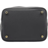 エルメス HERMES ピコタンロックPM W刻印 プルノワール ゴールド金具 トリヨン レディース ハンドバッグ