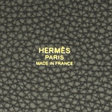 エルメス HERMES ピコタンロックPM W刻印 プルノワール ゴールド金具 トリヨン レディース ハンドバッグ