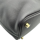 エルメス HERMES ピコタンロックPM W刻印 プルノワール ゴールド金具 トリヨン レディース ハンドバッグ