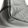 シャネル CHANEL GSTチェーントートバッグ A50995 18番台 ブラック ゴールド金具 キャビアスキン レディース トートバッグ