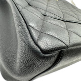 シャネル CHANEL GSTチェーントートバッグ A50995 18番台 ブラック ゴールド金具 キャビアスキン レディース トートバッグ