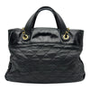 シャネル CHANEL インザミックス ハンドバッグ A67032 16番台 ブラック ゴールド金具 レザー レディース ハンドバッグ