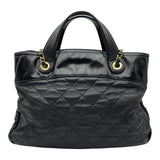 シャネル CHANEL インザミックス ハンドバッグ A67032 16番台 ブラック ゴールド金具 レザー レディース ハンドバッグ