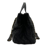 シャネル CHANEL インザミックス ハンドバッグ A67032 16番台 ブラック ゴールド金具 レザー レディース ハンドバッグ