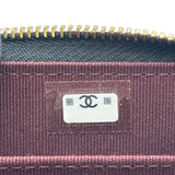 シャネル CHANEL クラシックジップコインパース AP0216 ブラック ゴールド金具 キャビアスキン レディース コインケース