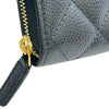 シャネル CHANEL クラシックジップコインパース AP0216 ブラック ゴールド金具 キャビアスキン レディース コインケース