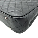 シャネル CHANEL マトラッセ ショッピングトートバッグ A91046 23番台 ブラック シルバー金具 ラムスキン レディース トートバッグ
