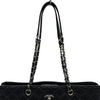 シャネル CHANEL マトラッセ ショッピングトートバッグ A91046 23番台 ブラック シルバー金具 ラムスキン レディース トートバッグ