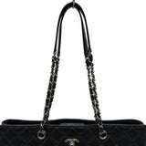 シャネル CHANEL マトラッセ ショッピングトートバッグ A91046 23番台 ブラック シルバー金具 ラムスキン レディース トートバッグ