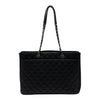 シャネル CHANEL マトラッセ ショッピングトートバッグ A91046 23番台 ブラック シルバー金具 ラムスキン レディース トートバッグ