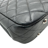 シャネル CHANEL マトラッセ ショッピングトートバッグ A91046 23番台 ブラック シルバー金具 ラムスキン レディース トートバッグ