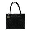 シャネル CHANEL 復刻トート A01804 6番台 ブラック シルバー金具 キャビアスキン レディース トートバッグ