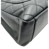 シャネル CHANEL GSTチェーントートバッグ A50995 14番台 ブラック ゴールド金具 キャビアスキン レディース トートバッグ