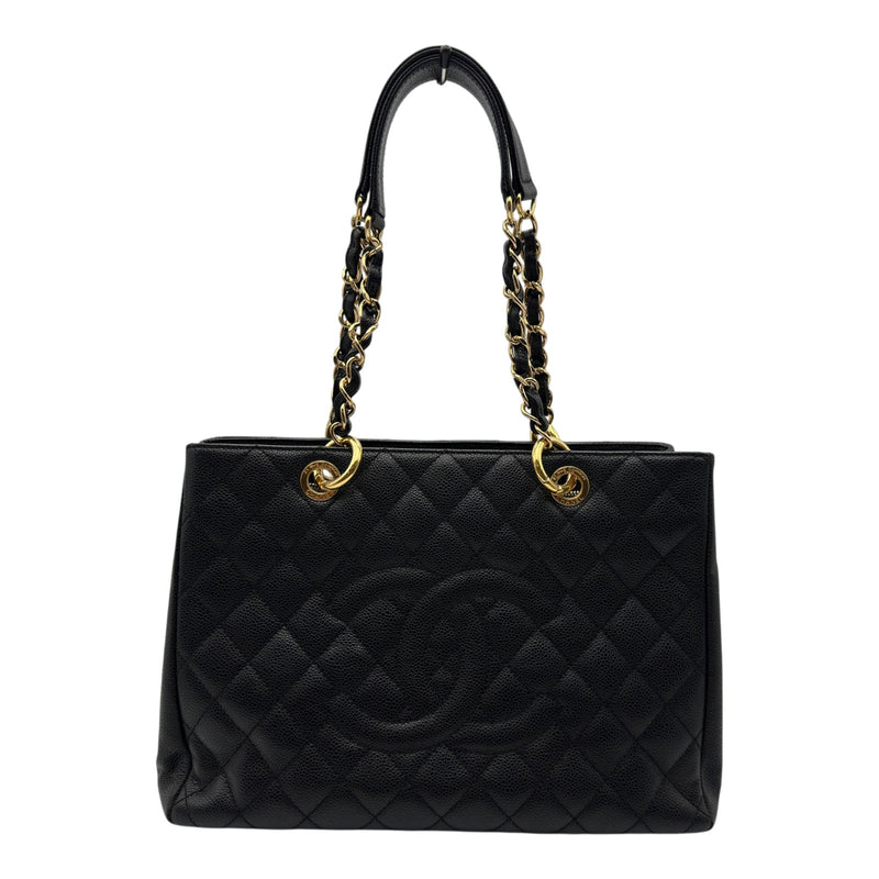 シャネル　チェーントートバッグ シャネル CHANEL GSTチェーントートバッグ A50995 14番台 ブラック