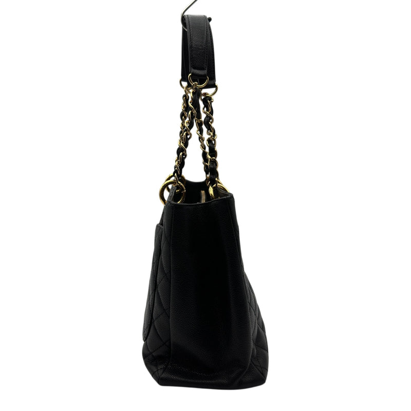 シャネル CHANEL GSTチェーントートバッグ A50995 14番台 ブラック シャネル CHANEL GSTチェーントートバッグ A50995 14番台 ブラック