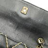 シャネル CHANEL ワイルドステッチ フラップチェーンバッグ A14687 ブラック ゴールド金具 カーフスキン レディース ショルダーバッグ