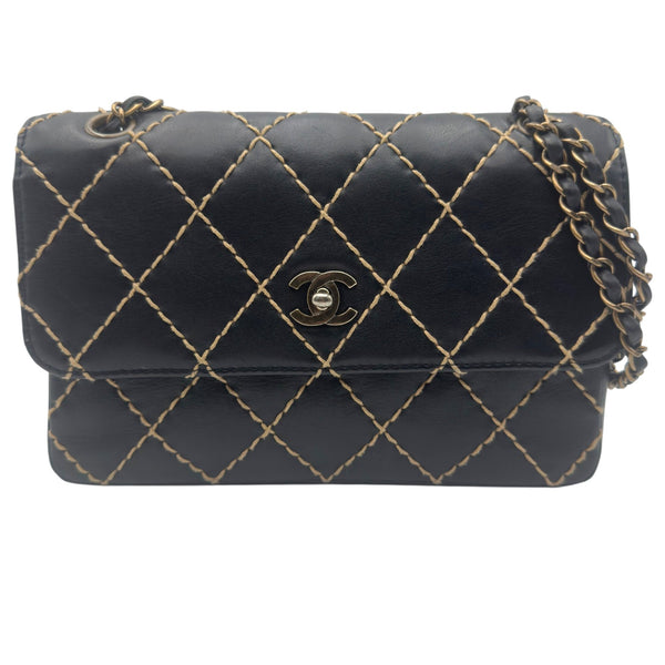 シャネル CHANEL ワイルドステッチ フラップチェーンバッグ A14687