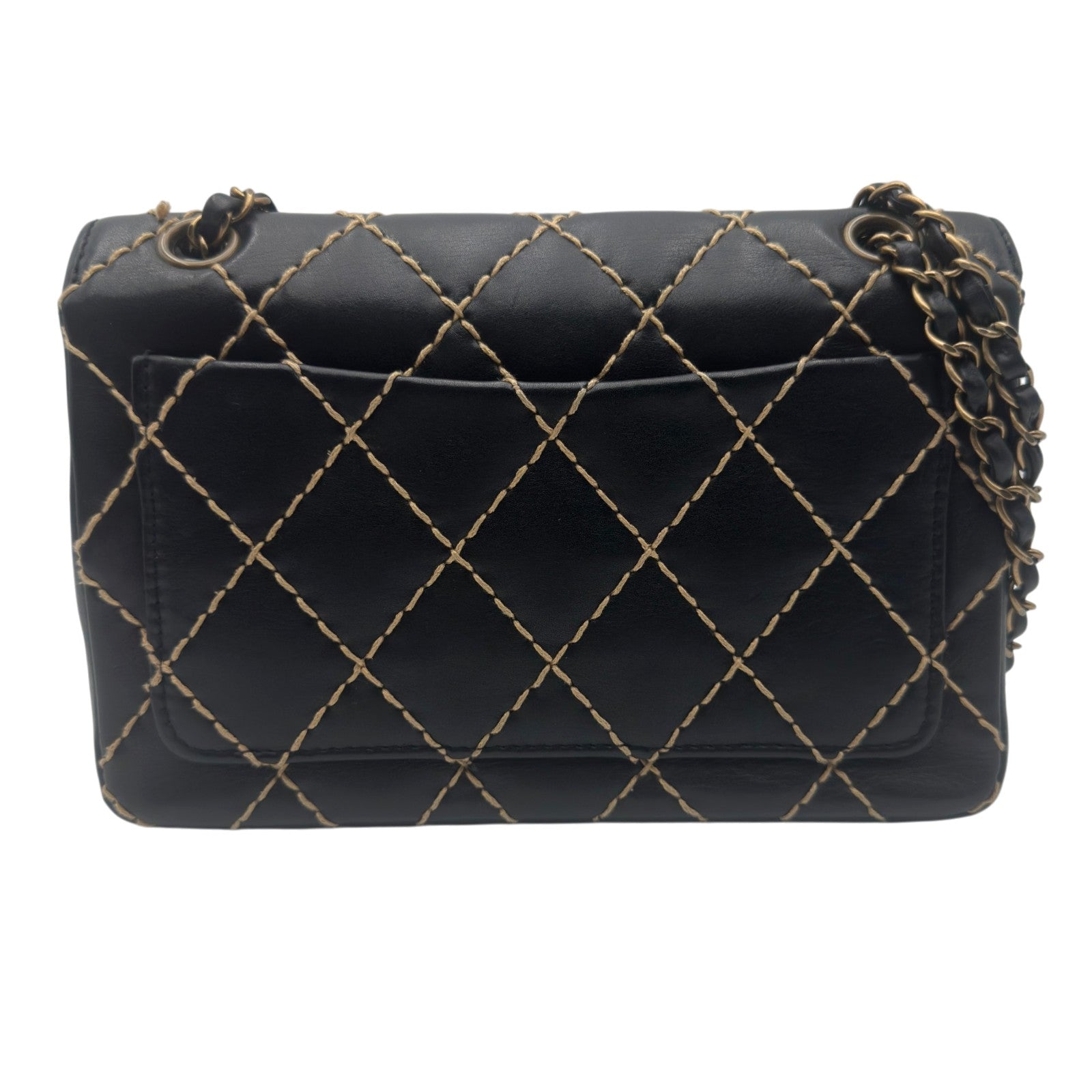 シャネル CHANEL ワイルドステッチ フラップチェーンバッグ A14687