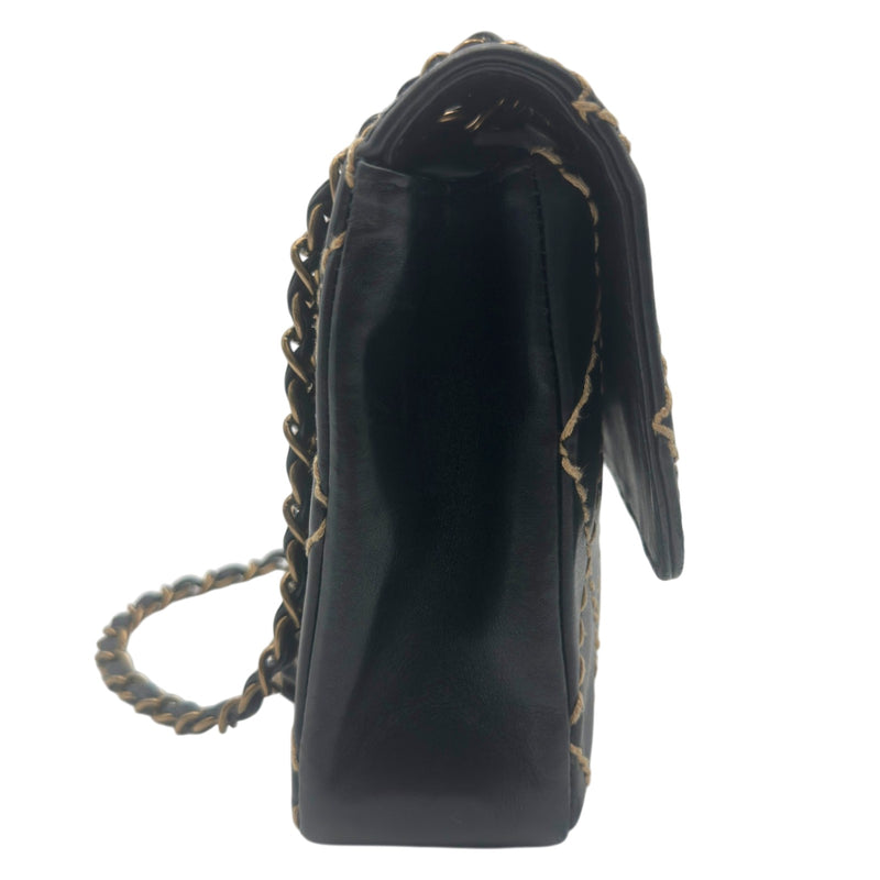 シャネル CHANEL ワイルドステッチ フラップチェーンバッグ A14687