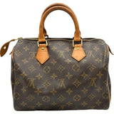 ルイ・ヴィトン LOUIS VUITTON スピーディ25 M41528 ブラウン モノグラム レディース ハンドバッグ