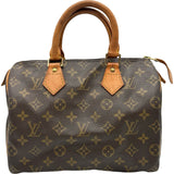 ルイ・ヴィトン LOUIS VUITTON スピーディ25 M41528 ブラウン モノグラム レディース ハンドバッグ