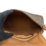 ルイ・ヴィトン LOUIS VUITTON ミニ・ルーピング M51147 ブラウン モノグラムキャンバス レディース ハンドバッグ