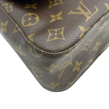 ルイ・ヴィトン LOUIS VUITTON ミニ・ルーピング M51147 ブラウン モノグラムキャンバス レディース ハンドバッグ