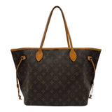ルイ・ヴィトン LOUIS VUITTON ネヴァーフルMM M40156 ブラウン モノグラム/レザー レディース トートバッグ