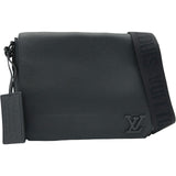 ルイ・ヴィトン LOUIS VUITTON テイクオフ・メッセンジャー M57080 ノワール LVアエログラム メンズ ショルダーバッグ