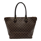 ルイ・ヴィトン LOUIS VUITTON サレヤMM N51182 ブラウン ダミエ/レザー レディース トートバッグ　