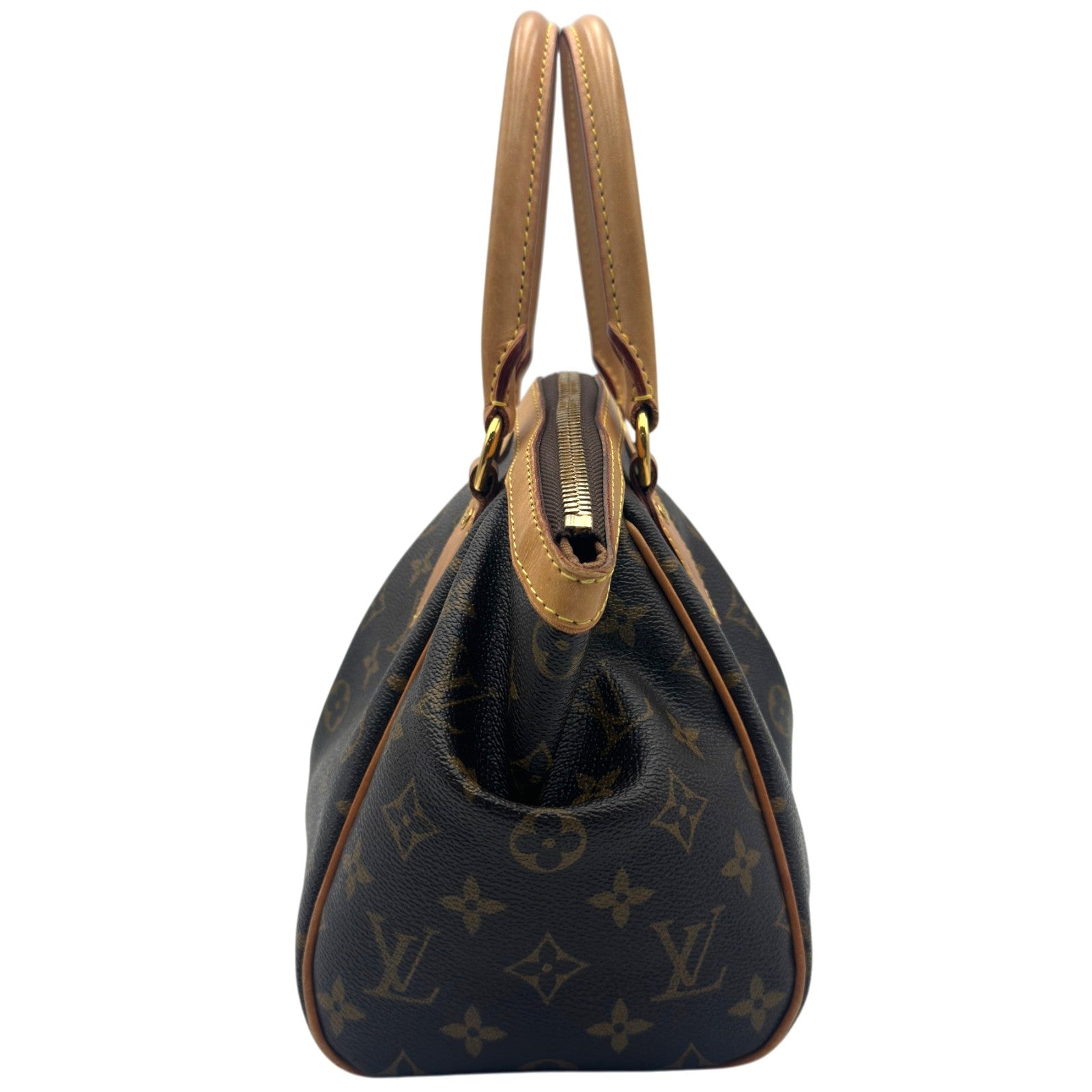 【けん】ルイヴィトン ティボリPM モノグラム 保存袋付き ルイ・ヴィトン LOUIS VUITTON ティボリPM M40143 ブラウン モノグラム