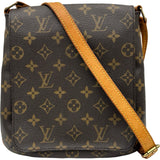 ルイ・ヴィトン LOUIS VUITTON ミュゼット・サルサ ロング M51387 ブラウン モノグラム レディース ショルダーバッグ