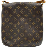 ルイ・ヴィトン LOUIS VUITTON ミュゼット・サルサ ロング M51387 ブラウン モノグラム レディース ショルダーバッグ