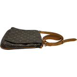 ルイ・ヴィトン LOUIS VUITTON ミュゼット・サルサ ロング M51387 ブラウン モノグラム レディース ショルダーバッグ
