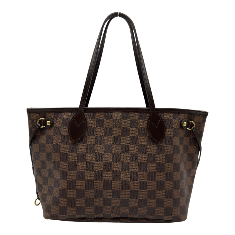 B*B様 ルイ・ヴィトン ダークブラウン トートバッグ ルイ・ヴィトン LOUIS VUITTON ネヴァーフルPM N51109 ブラウン ダミエ