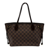ルイ・ヴィトン LOUIS VUITTON ネヴァーフルPM N51109 ブラウン ダミエ/レザー レディース トートバッグ