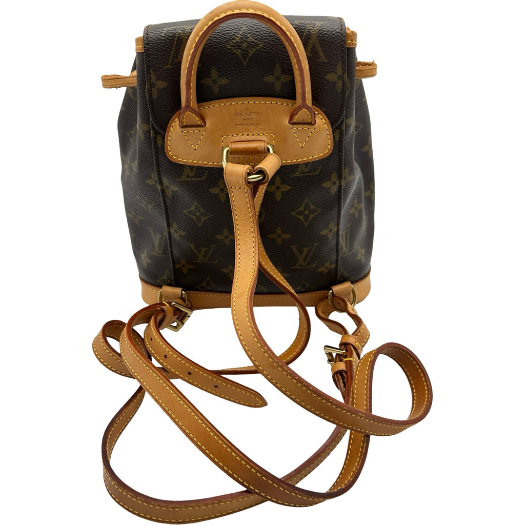 ルイ・ヴィトン LOUIS VUITTON ミニ・モンスリ M51137 ブラウン