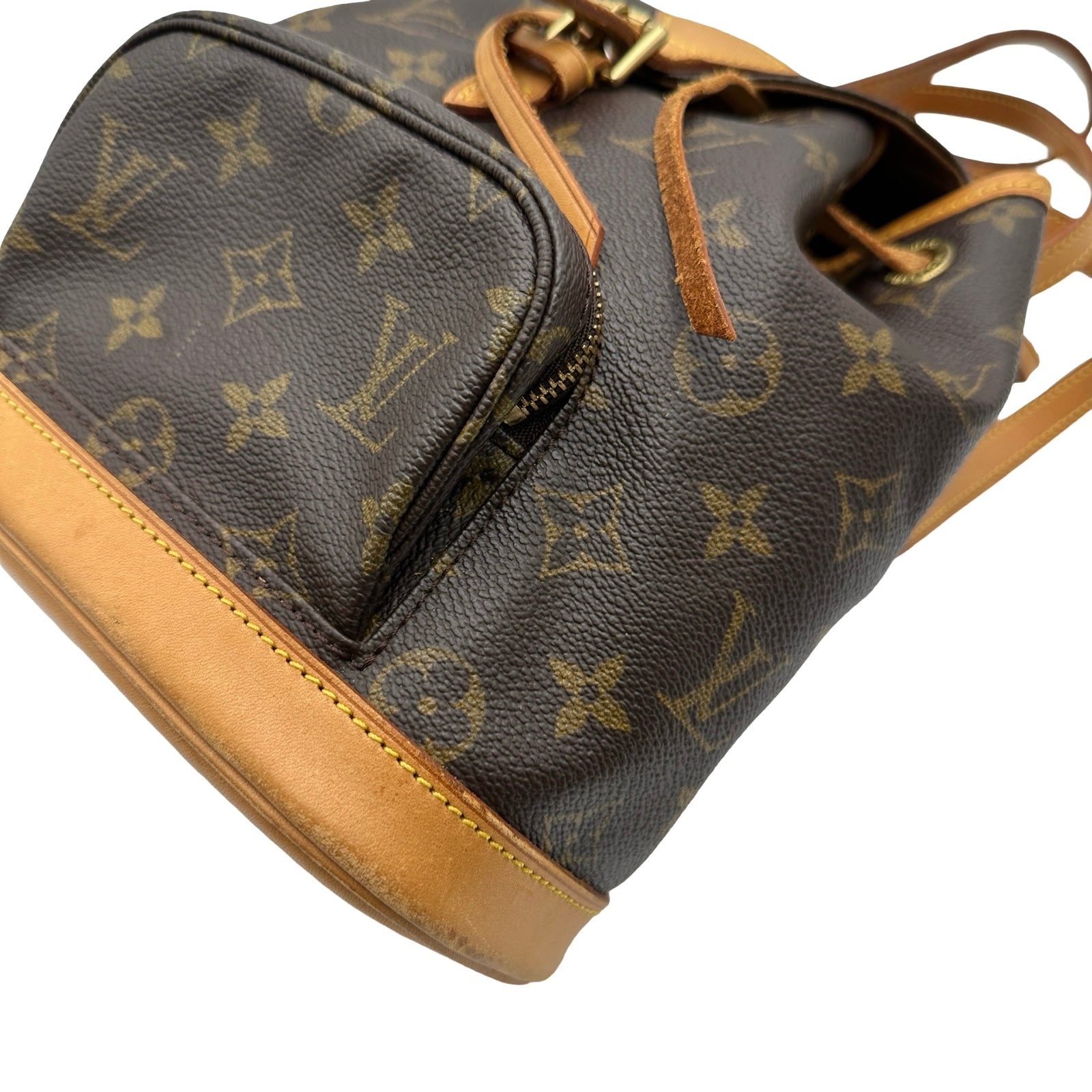 ルイ・ヴィトン LOUIS VUITTON ミニ・モンスリ M51137 ブラウン